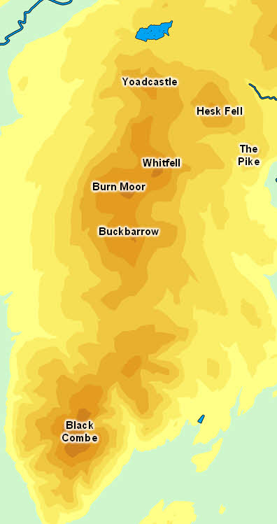 Index to Black Combe Fells 