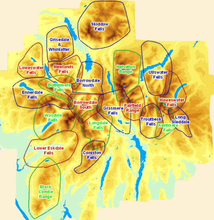 Index to our Fells Guide 