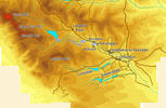 Map of Teesdale