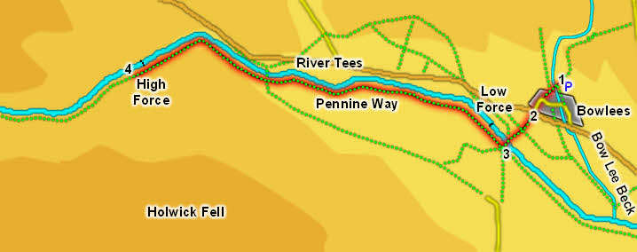 Map: Low Force and High Force 