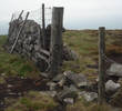 The fence crossing at the top of the Heights of Hazeley