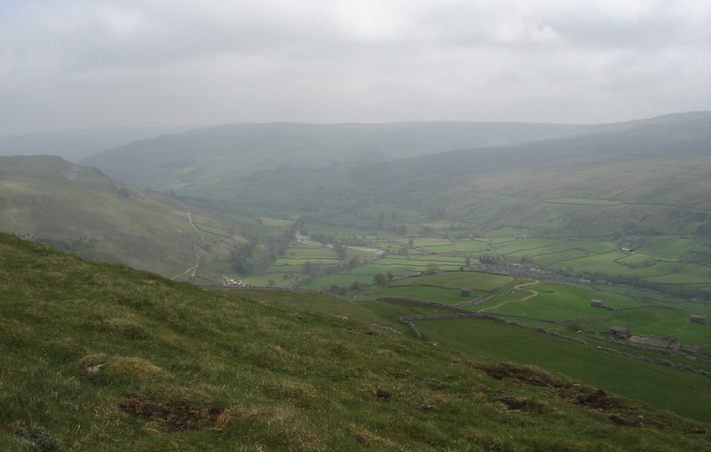 Swaledale - Muker from Kisdon