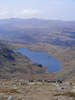 Seathwaite Tarn seen from Swirl Band 