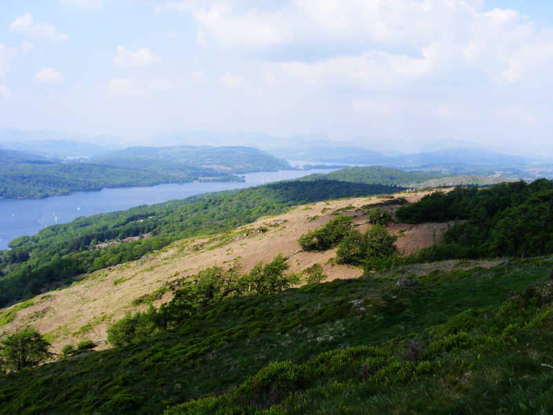 View north from Gummers How