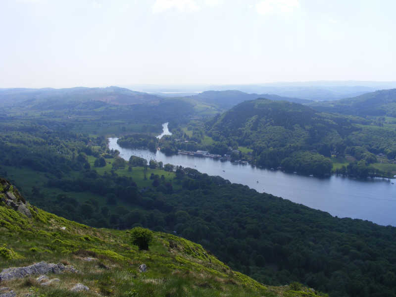 View south from Gummers How