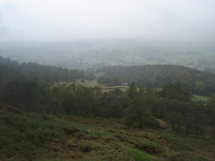Hawkshead seen from Latterbarrow