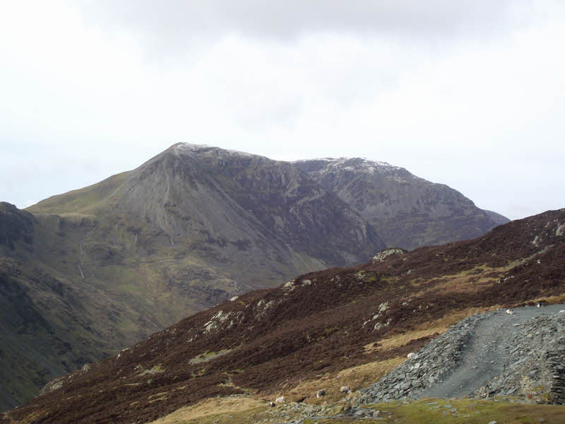 High Crag from Dubs Quarry 