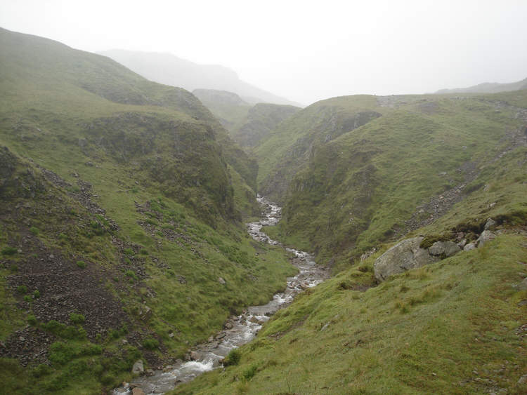 Ruddy Gill close to Great End