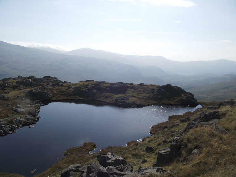 Tarn on Border End, Hard Knott 