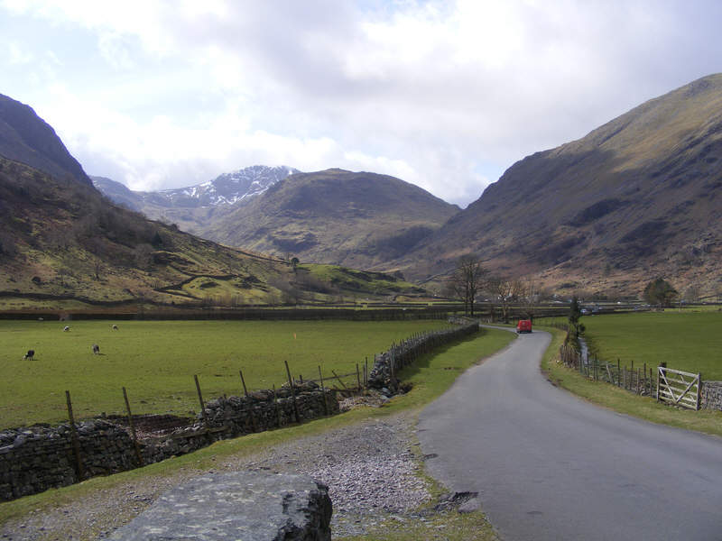 The view towards Seathwaite
