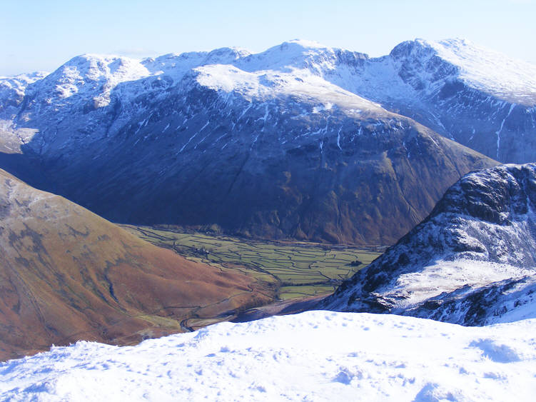 Wasdale Head from Red Pike