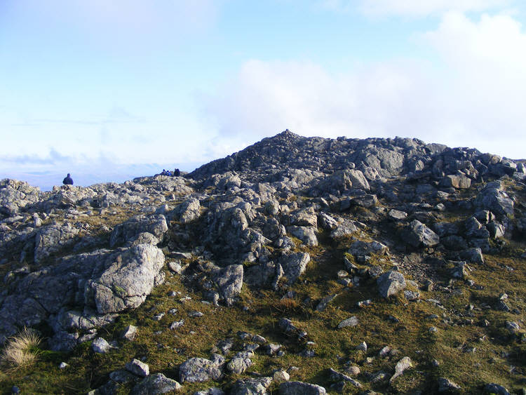 The summit of Wetherlam