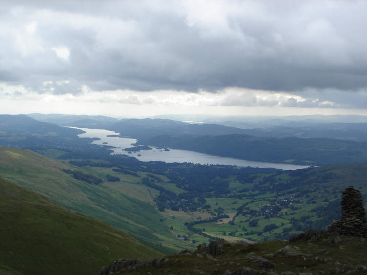 Windermere seen down Troutbeck