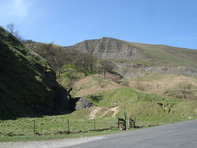 Mam Tor from Odin Mine