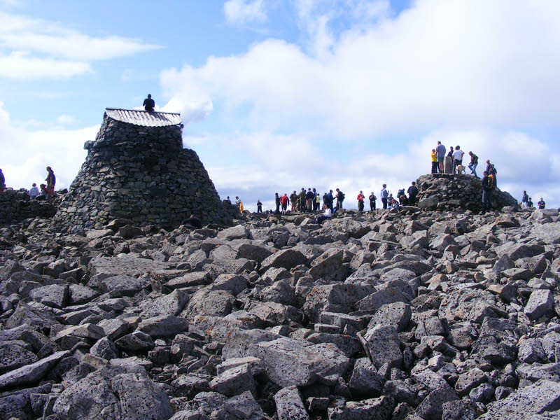 Summit Cairn on Ben Nevis 