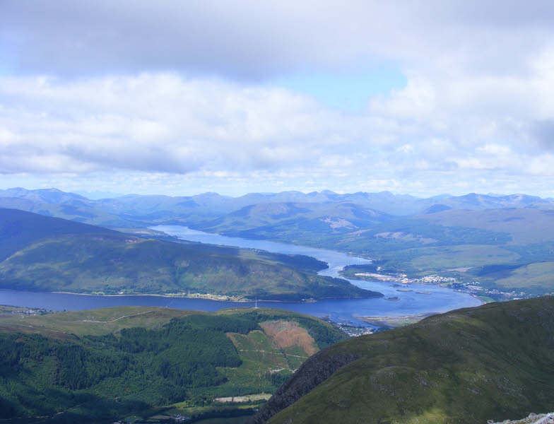 Loch Eil from Ben Nevis