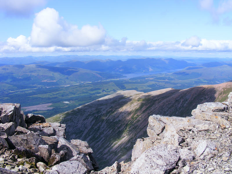 Loch Lochy from Ben Nevis